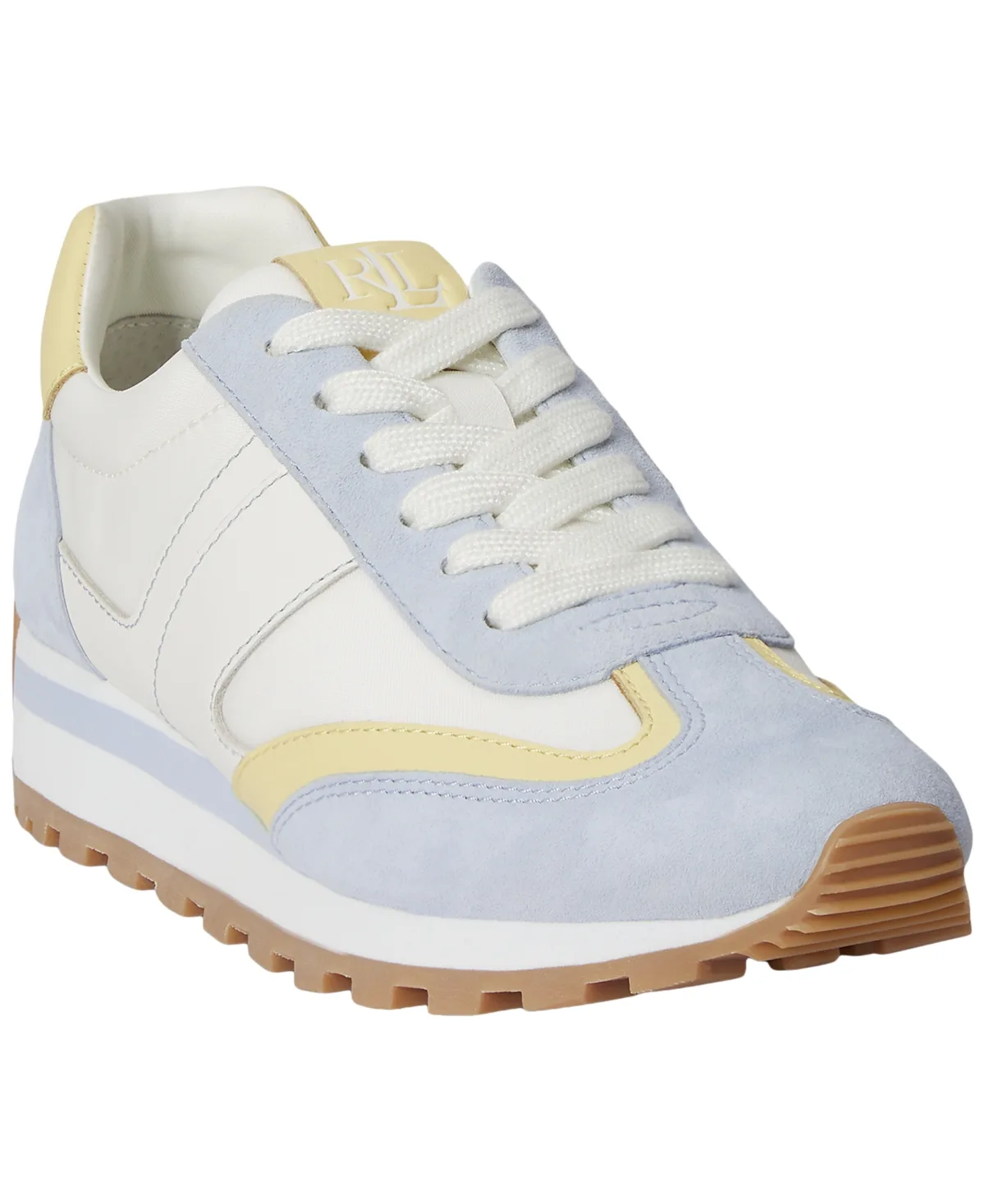 Dani Color-Blocked Lace-Up Sneakers by Lauren Ralph Lauren