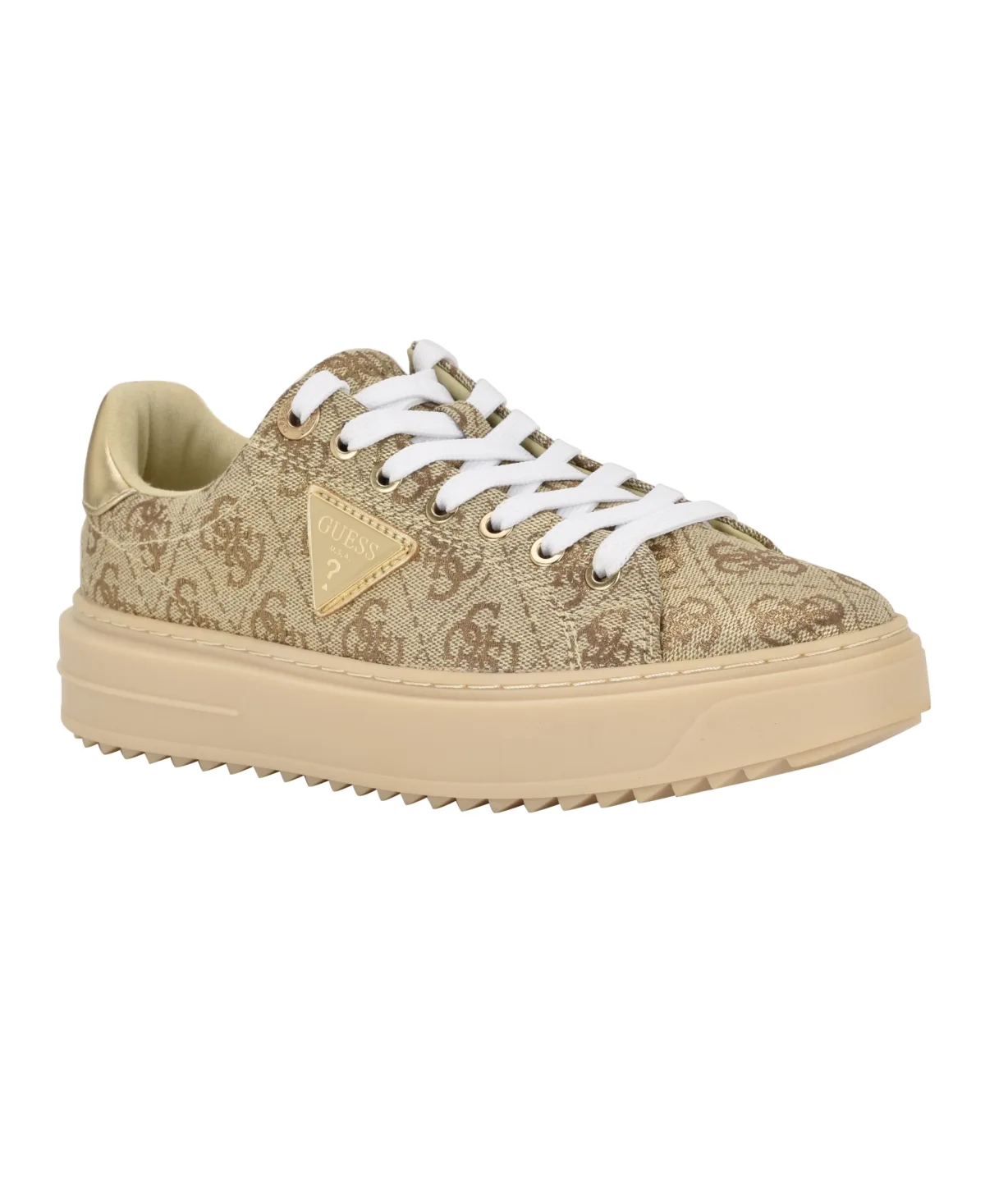 Denesa Treaded Platform Lace-Up Sneakers