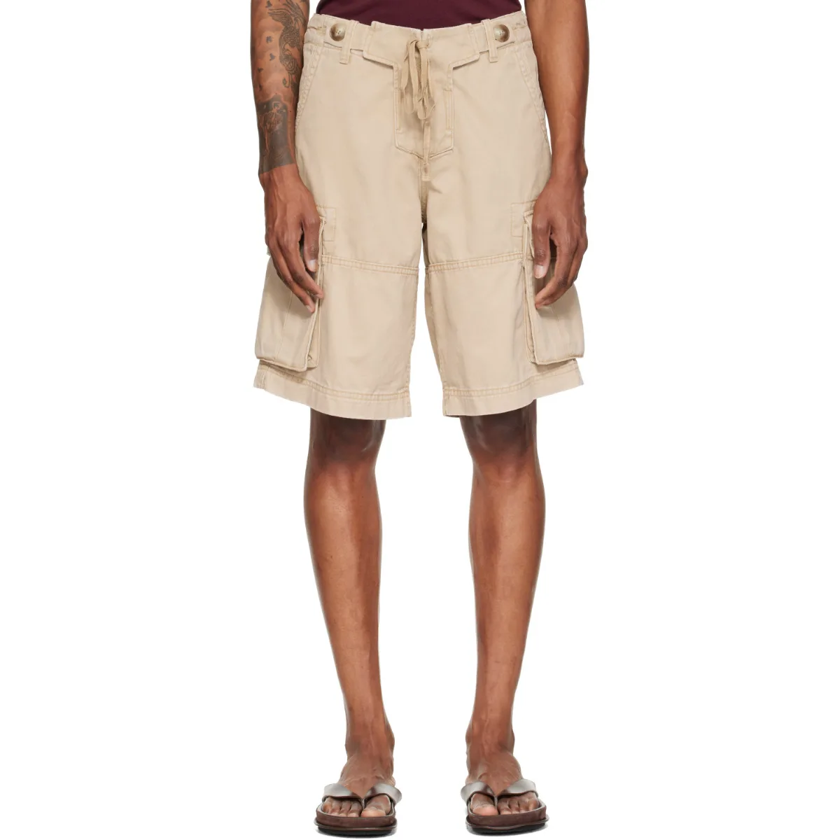 Double Fly Cargo Shorts by Raimundo Langlois