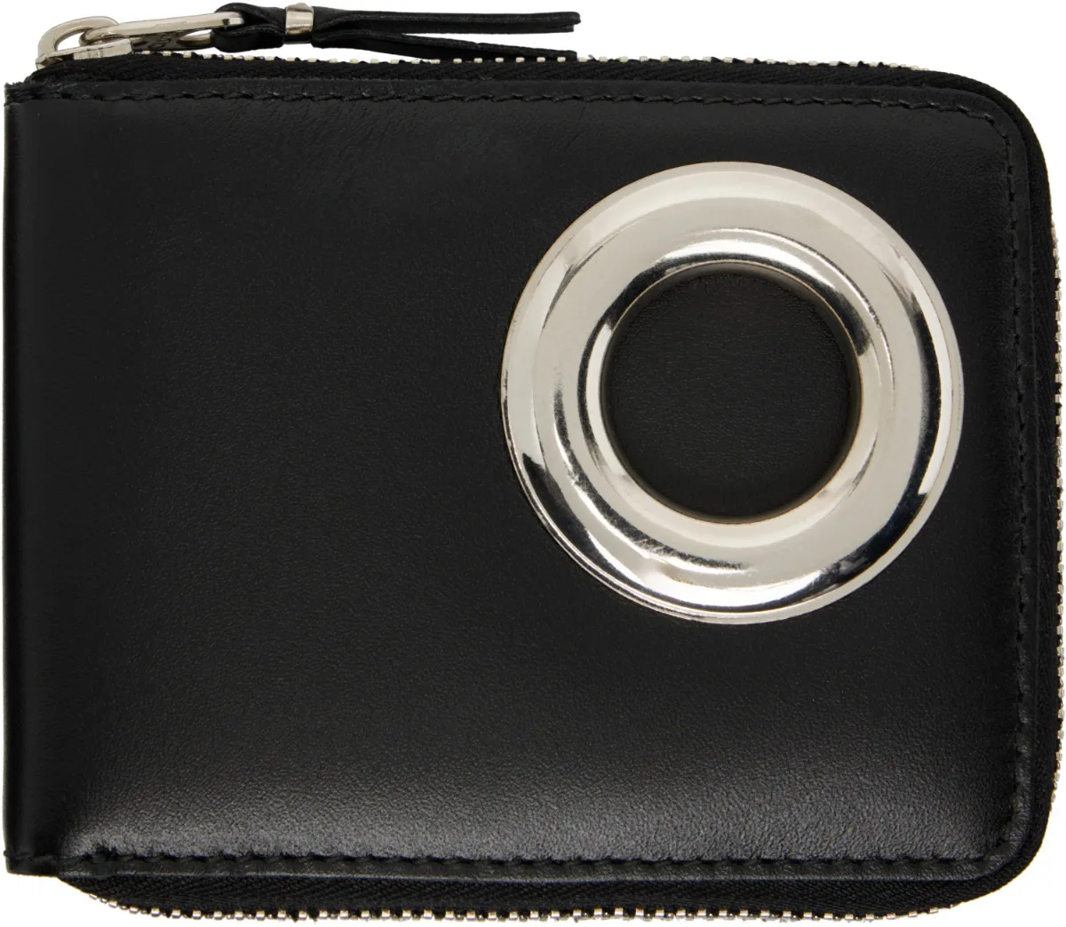 Silver Eyelet Wallet