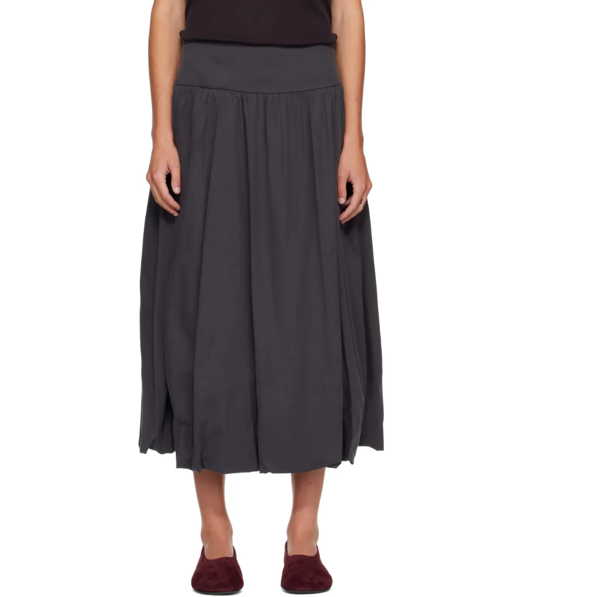 Fluid Balloon Midi Skirt by LE17SEPTEMBRE