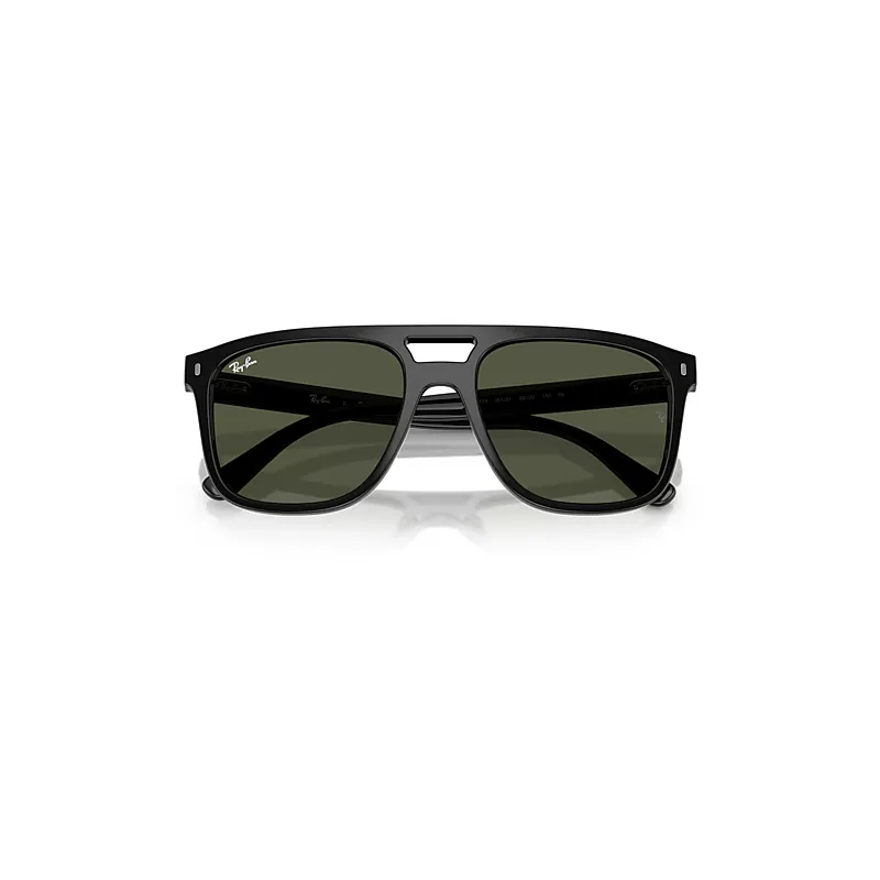 Rb2213 Sunglasses Black Frame Green Lenses by Ray-Ban