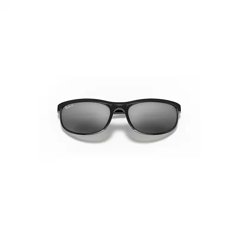 Predator 2 Sunglasses Black Frame Grey Lenses Polarized by Ray-Ban