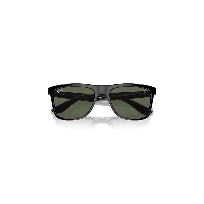 Rb4413m Scuderia Ferrari Collection Sunglasses Black Frame Green Lenses by Ray-Ban