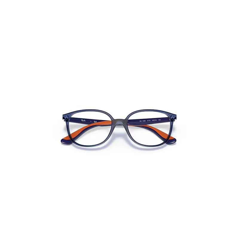 Rb1598 Optics Eyeglasses Blue Frame Clear Lenses Polarized by Ray-Ban