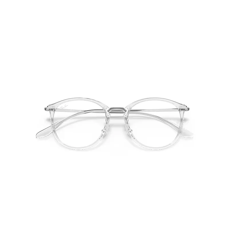 Rb7140 Optics Eyeglasses Silver Frame Clear Lenses by Ray-Ban