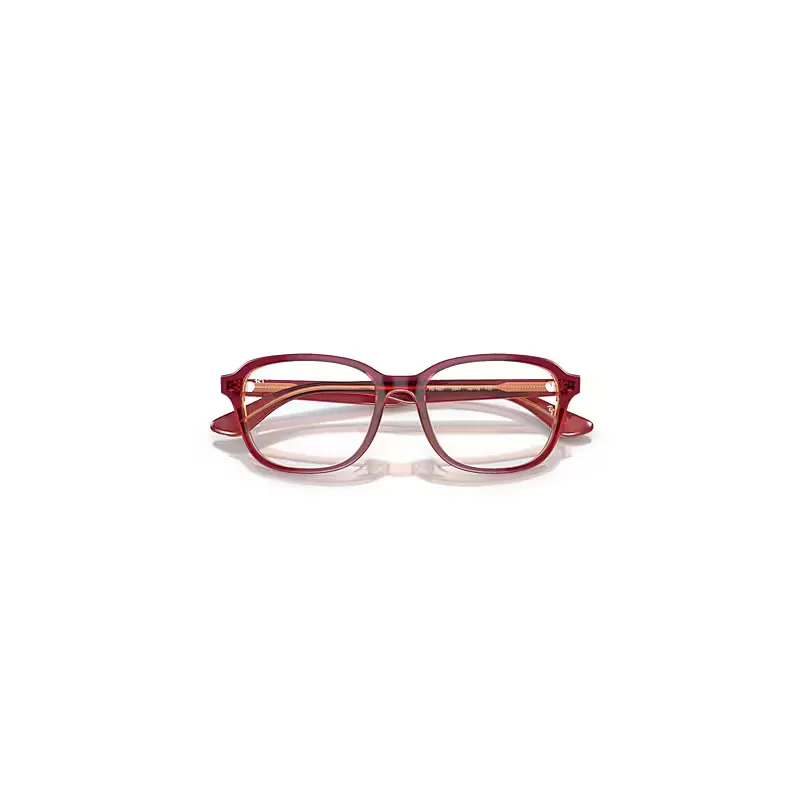 Rb1627 Optics Eyeglasses Top Red & Violet & Orange Frame Clear Lenses Polarized by Ray-Ban