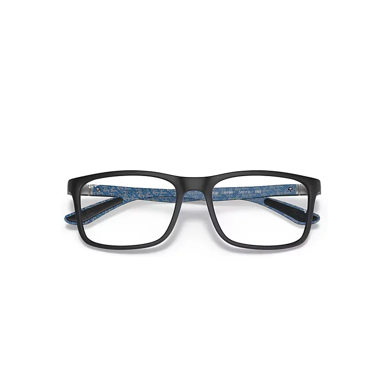 Rb8908 Optics Eyeglasses Blue Frame Clear Lenses Polarized by Ray-Ban