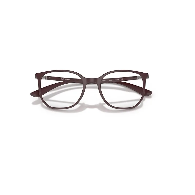 Elliot Optics Liteforce Eyeglasses Sand Purple Frame Clear Lenses Polarized by Ray-Ban