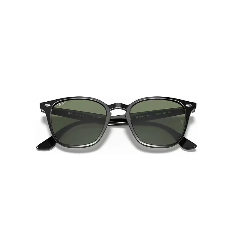 Rb4258 Sunglasses Black Frame Green Lenses