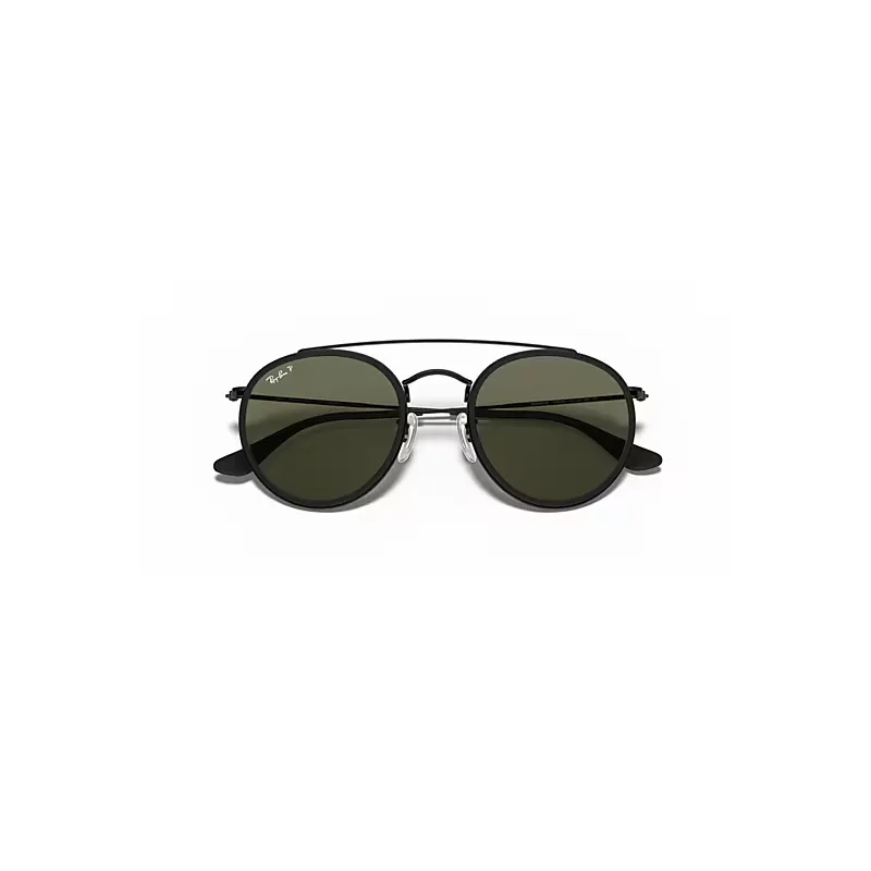 Round Double Bridge Sunglasses Polarized by Ray-Ban