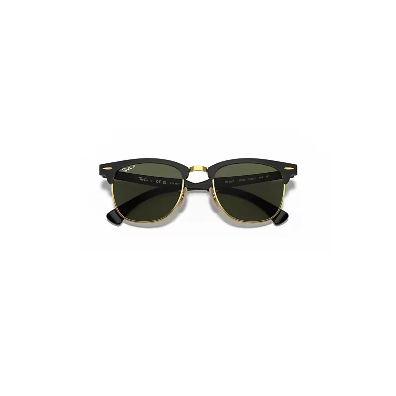 Clubmaster Aluminum Sunglasses Polarized by Ray-Ban
