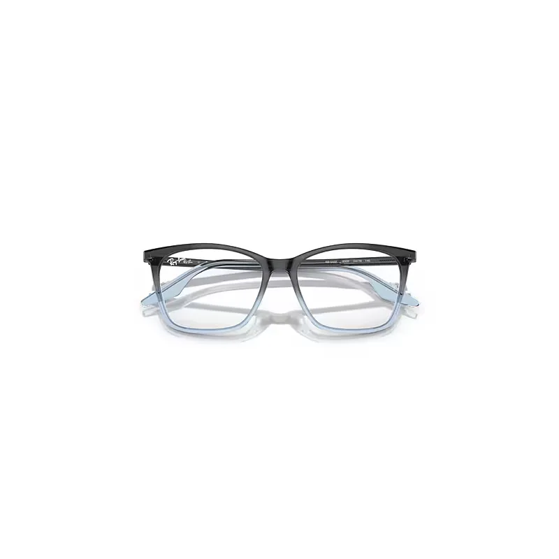 Rb5422 Optics Eyeglasses Black on Transparent Frame Demo Lens Lenses Polarized