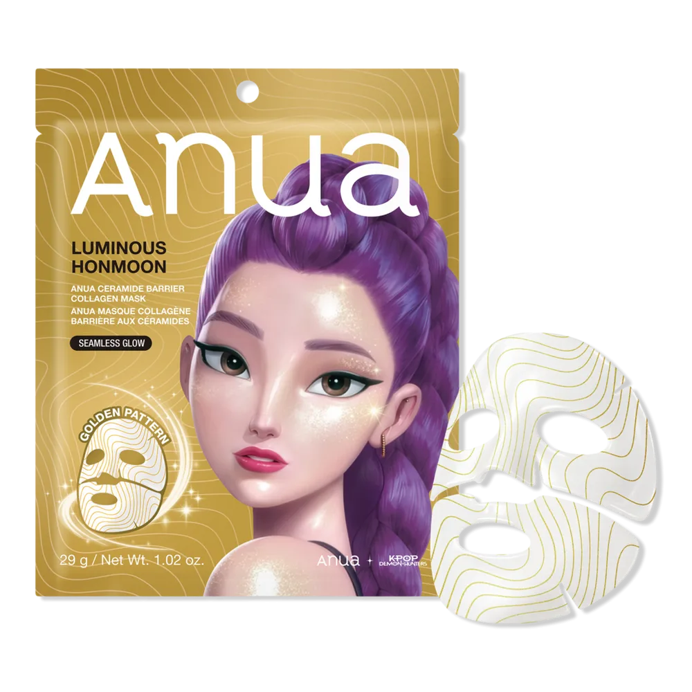 KPop Demon Hunters Ceramide Barrier Collagen Mask Golden Edition by ANUA