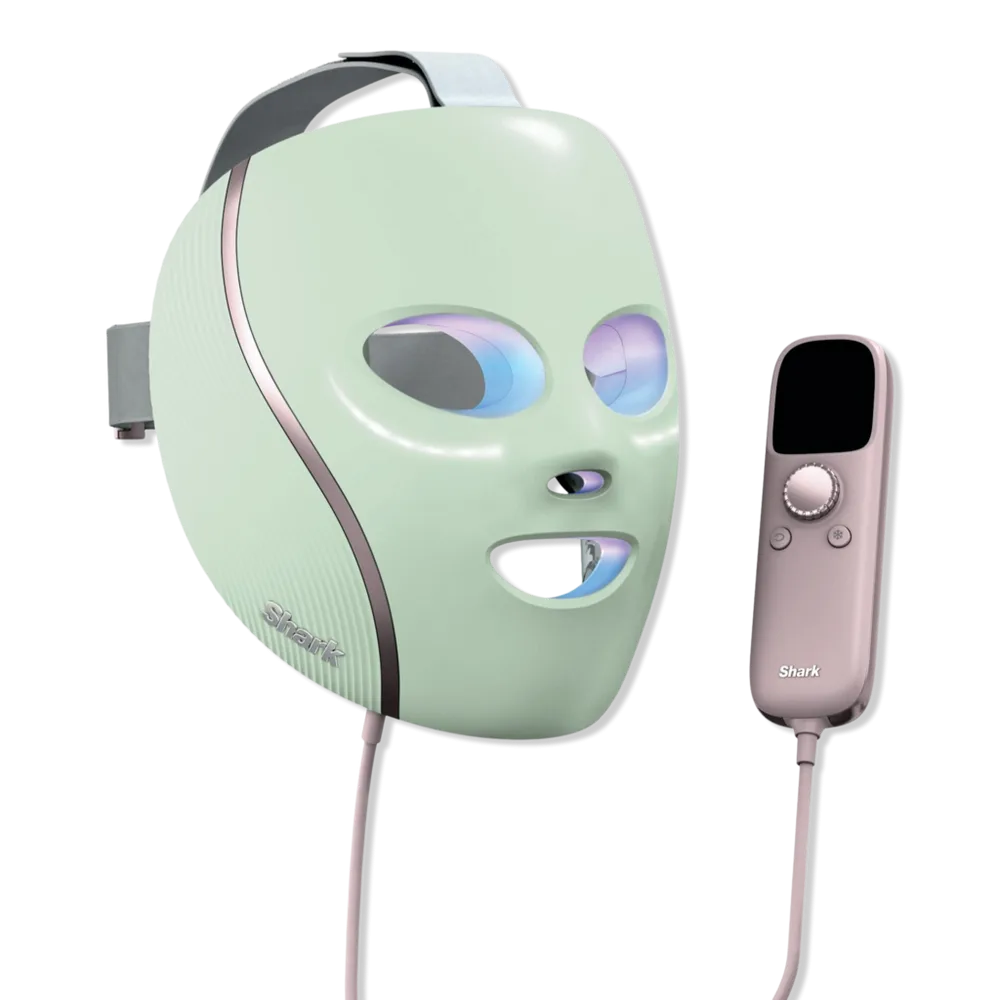 CryoGlow Red Blue & Infrared iQLED Face Mask & Under Eye Cooling by Shark Beauty