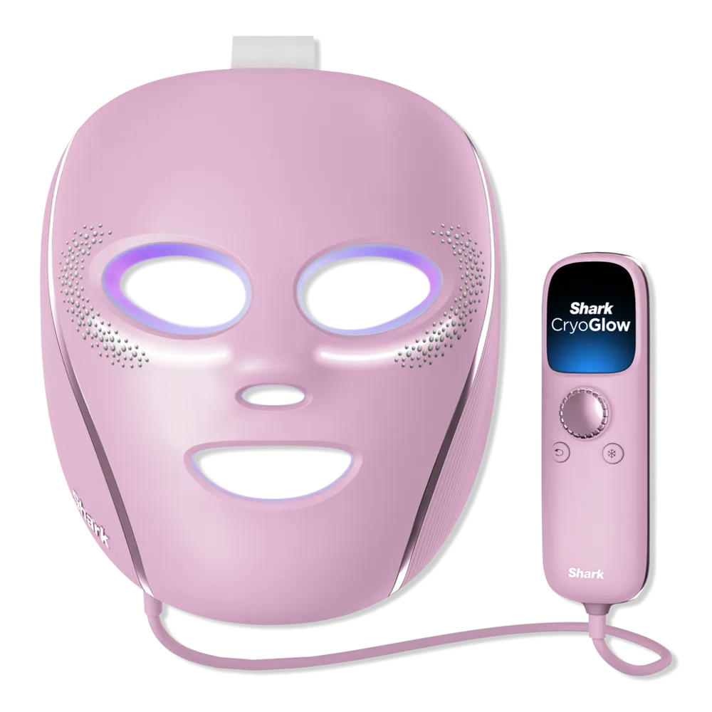 CryoGlow Red Blue & Infrared iQLED Face Mask & Under Eye Cooling by Shark Beauty