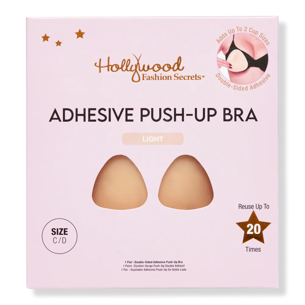Double-Sided Adhesive Push-Up Bra Light by Hollywood Fashion Secrets