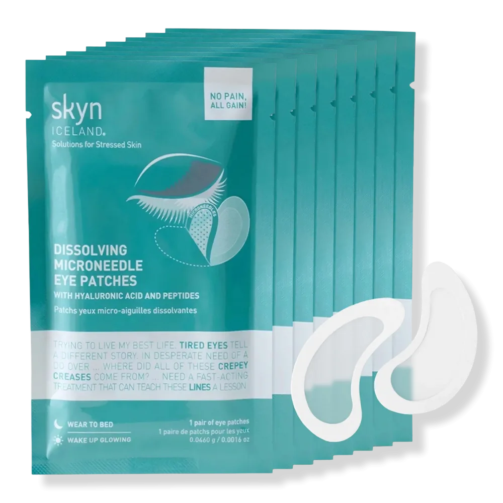 Dissolving Microneedle Under-Eye Patches - 8 Pairs by Skyn Iceland