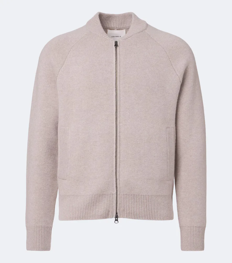 Fionn Cashmere Zip-Up Cardigan by Lisa Yang