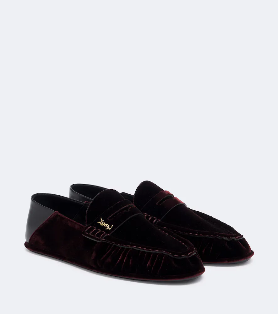 Le Loafer Velvet Penny Loafers
