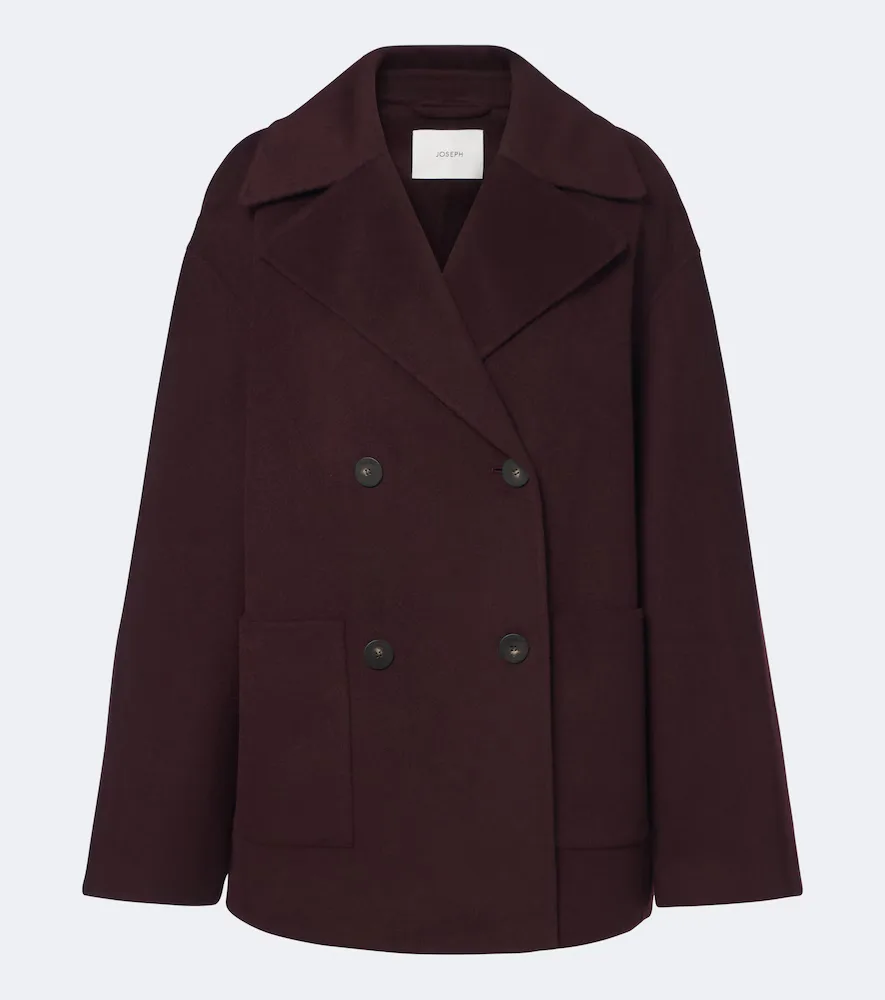 Flavia Wool and Cashmere Peacoat