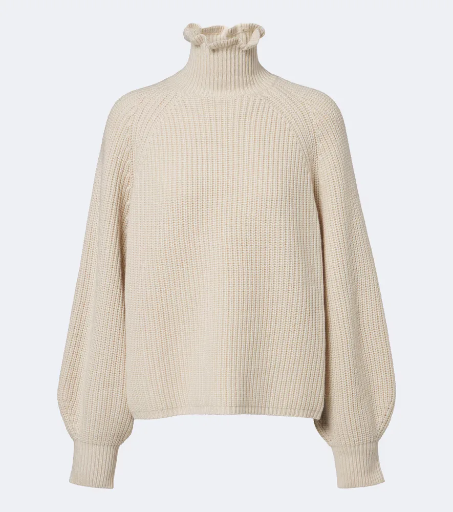 Ribbed-Knit Wool and Cashmere Sweater by Max Mara