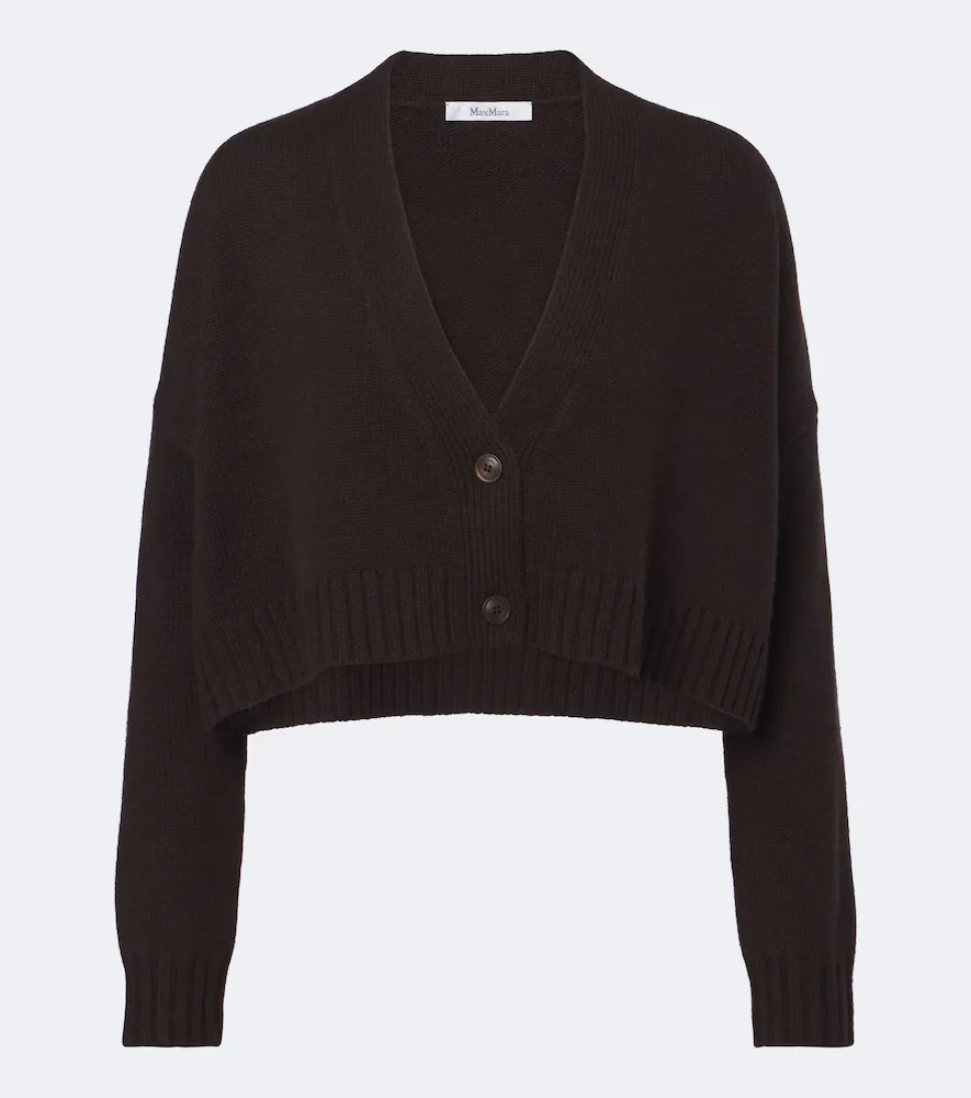 Cropped Wool and Cashmere Cardigan by Max Mara