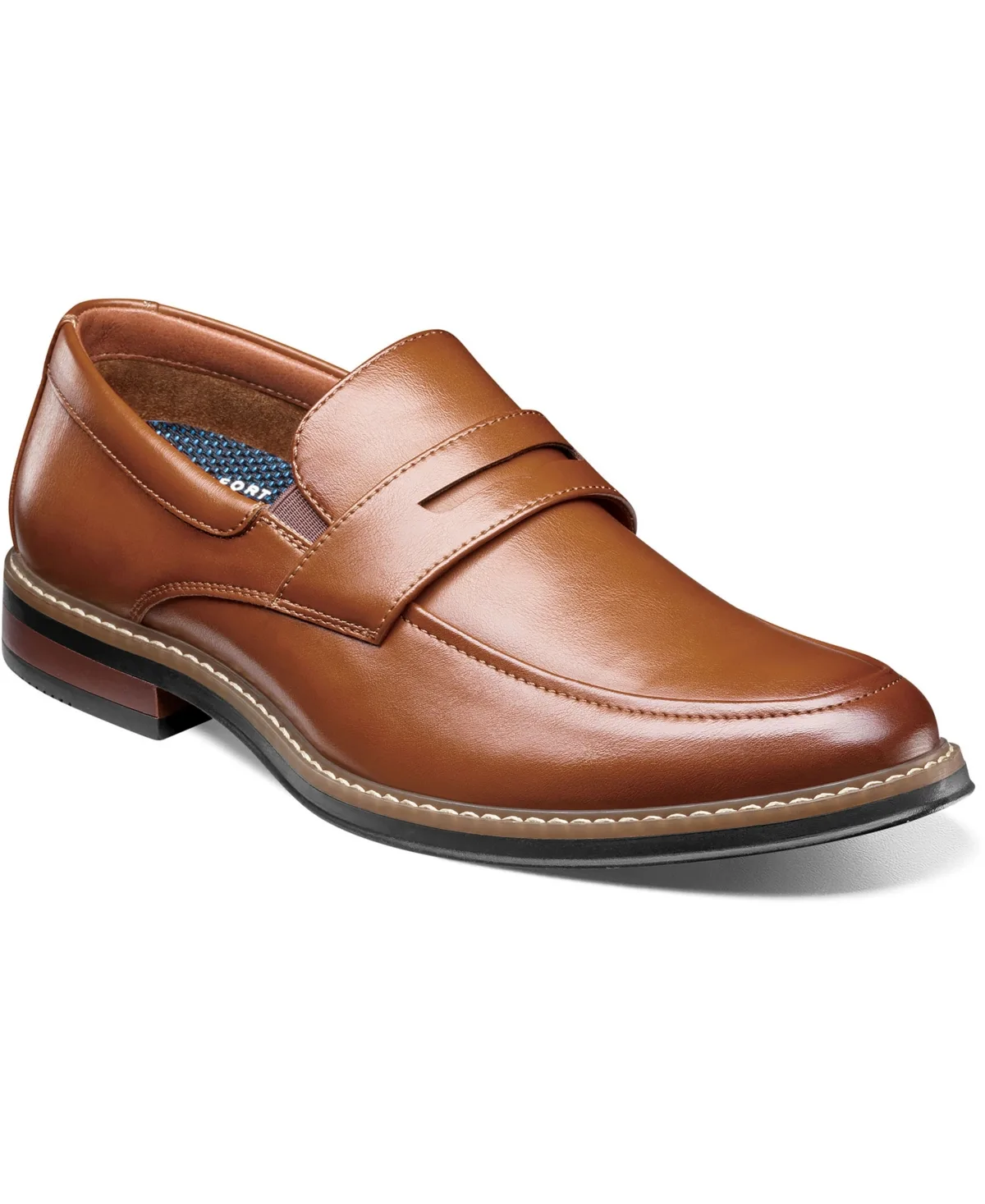 Carmelo Moc Toe Penny Loafers by Nunn Bush