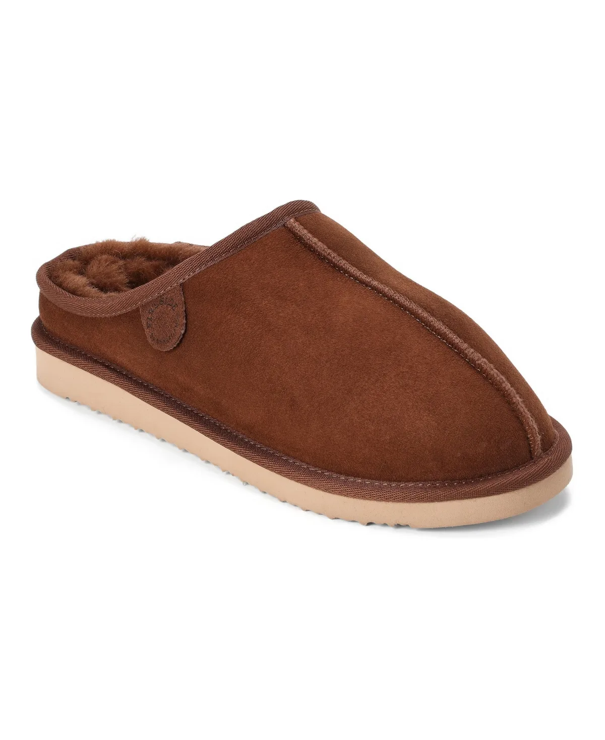 Grafton Genuine Shearling Clog Slippers by Dearfoams