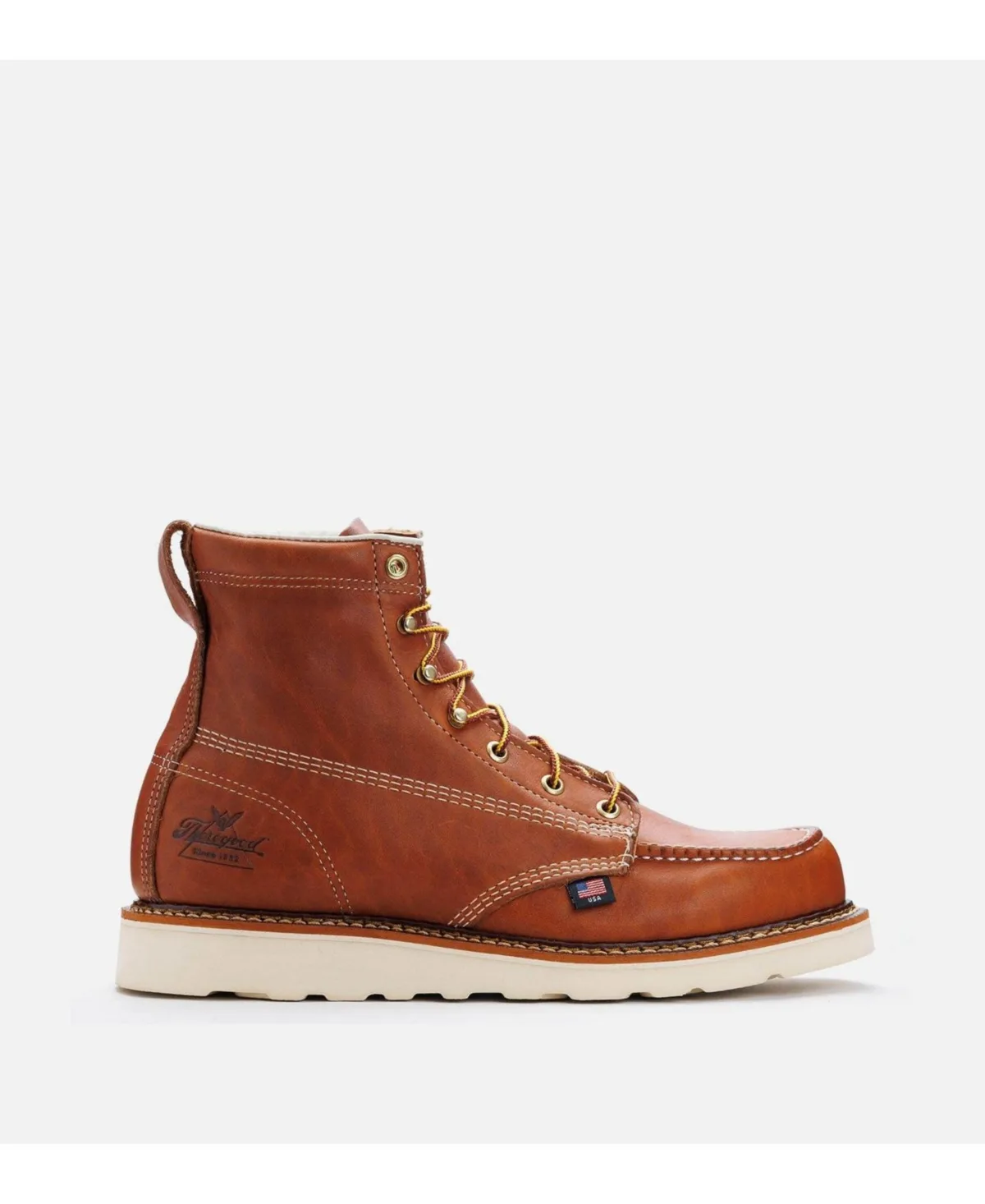 American Heritage 6" Tobacco Moc Toe Work Boots by Thorogood