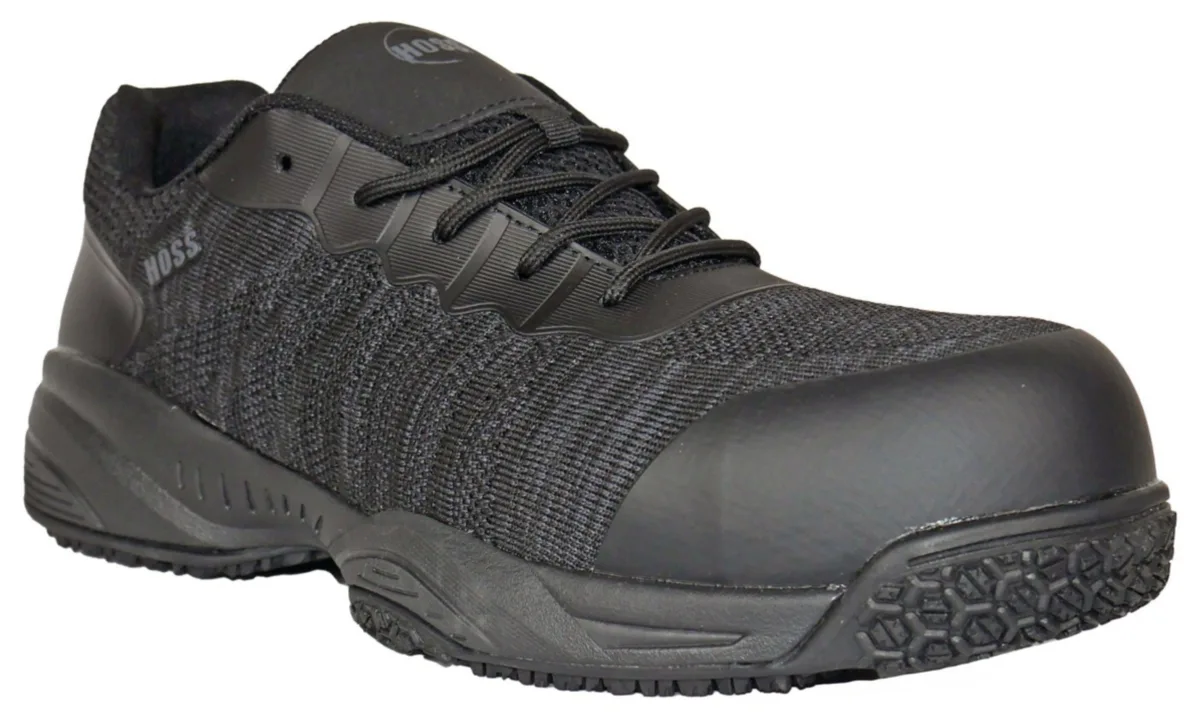 Spadix Composite Toe Athletic Work Shoe Slip Resistant Eh Safety Shoe by Hoss Boot Company