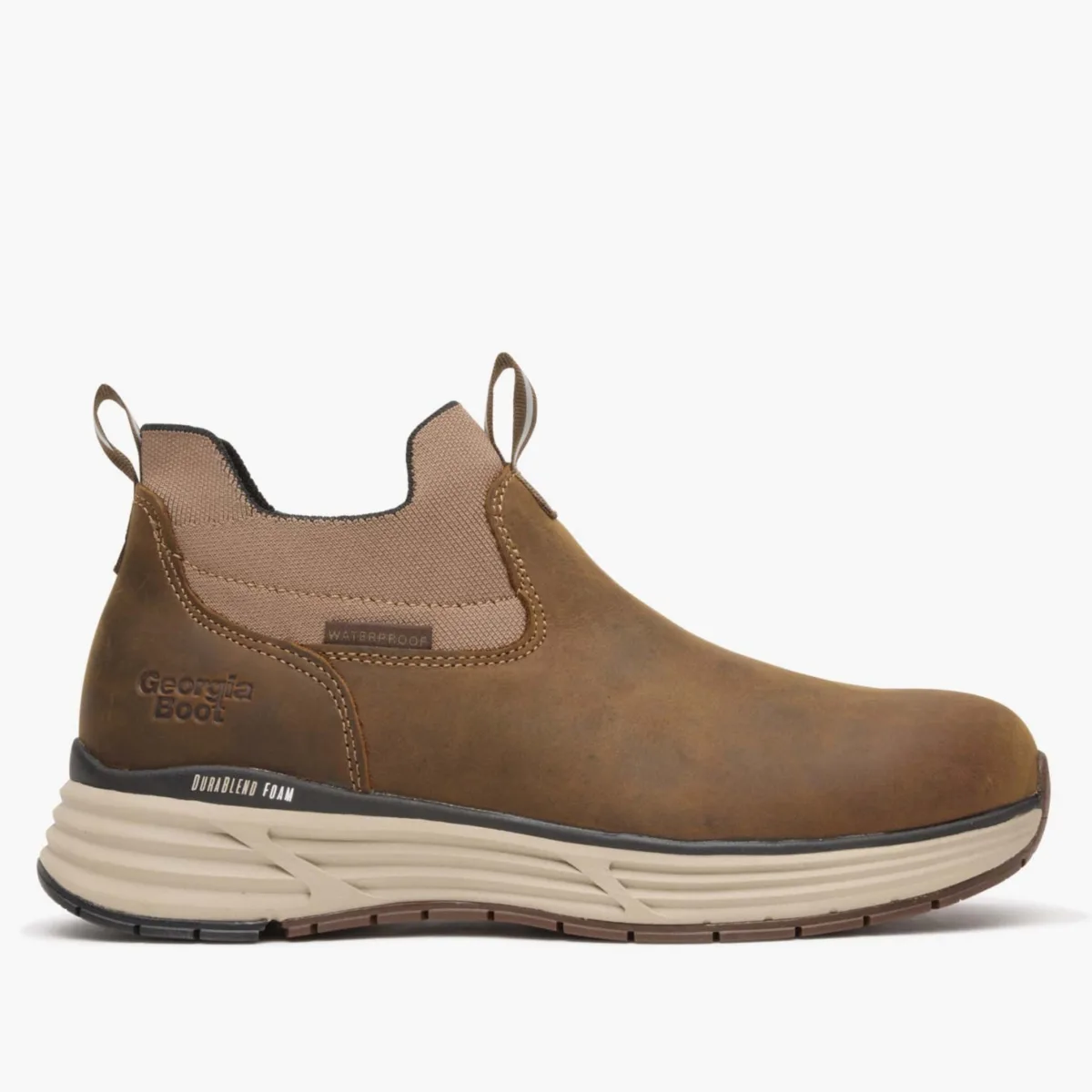 DuraBlend Sport Waterproof Chelsea Work Boot by Georgia Boot