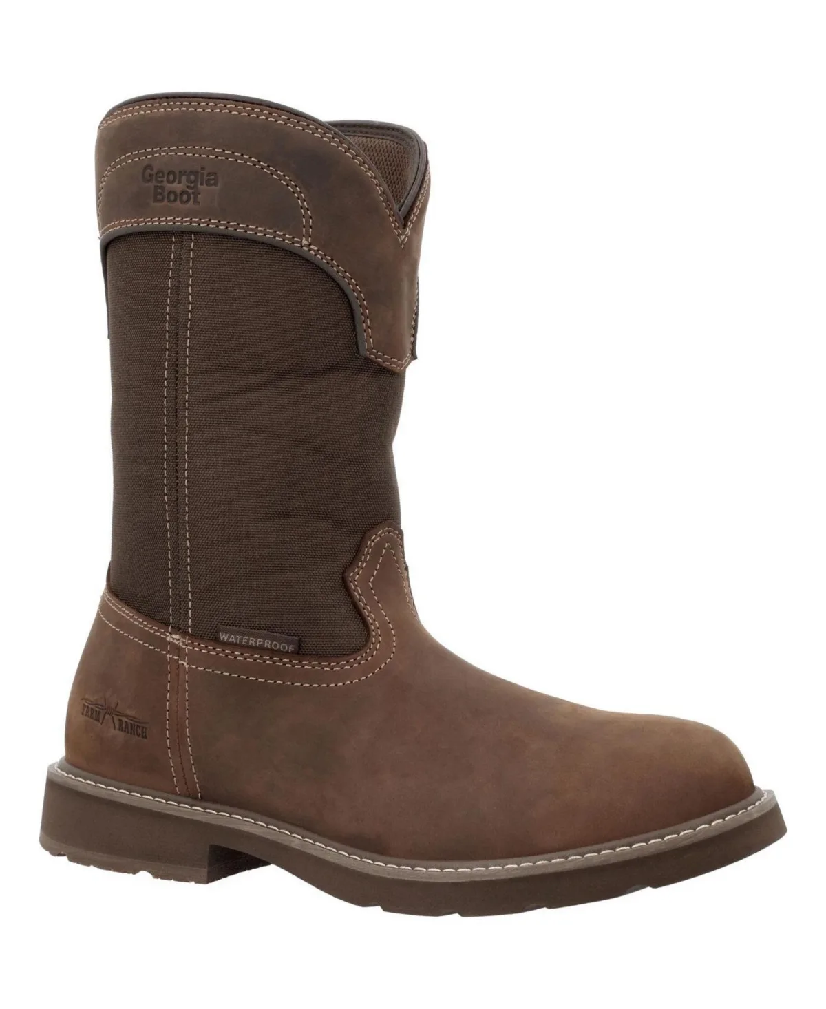Core 37 Farm and Ranch Round Toe Pull-On by Georgia Boot