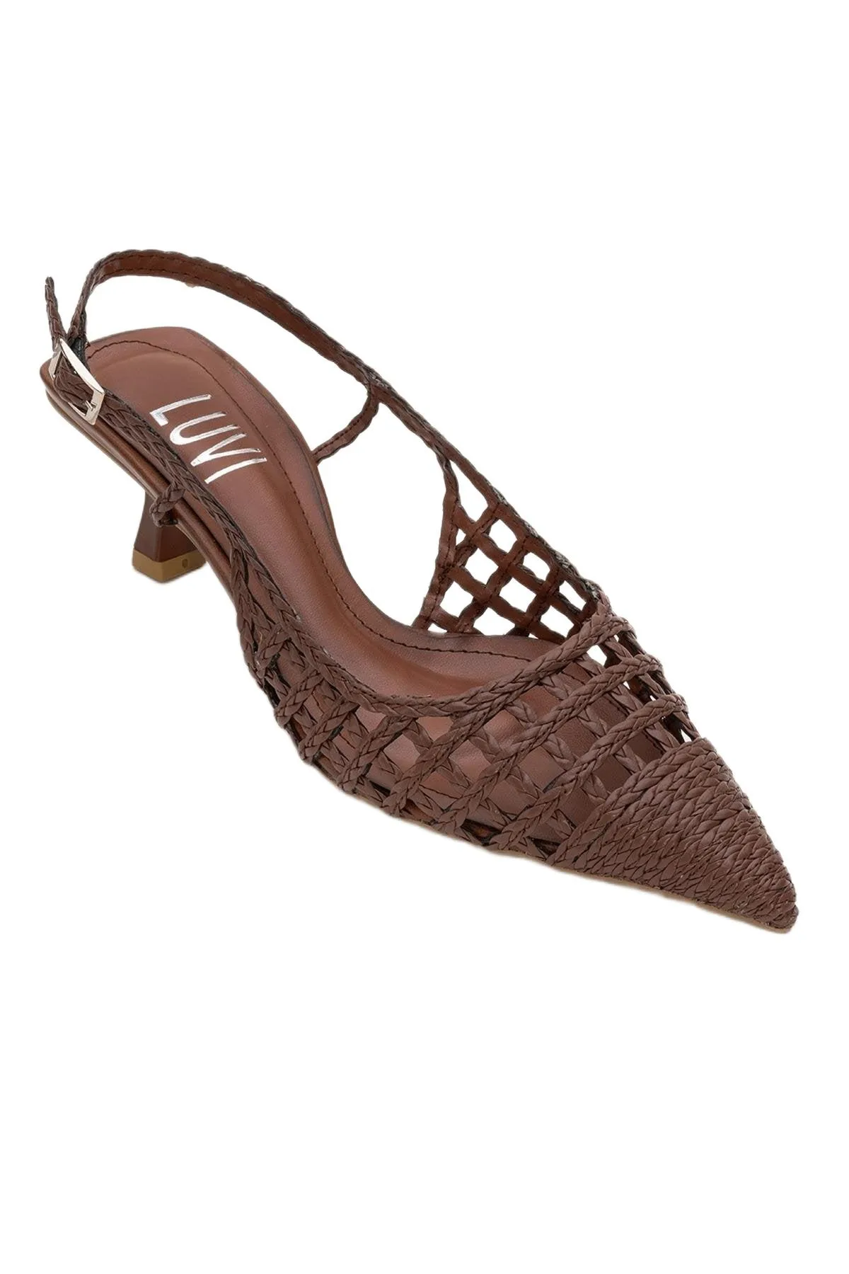 Heaven Knitted Pointed Toe Pumps by Prologue Shoes