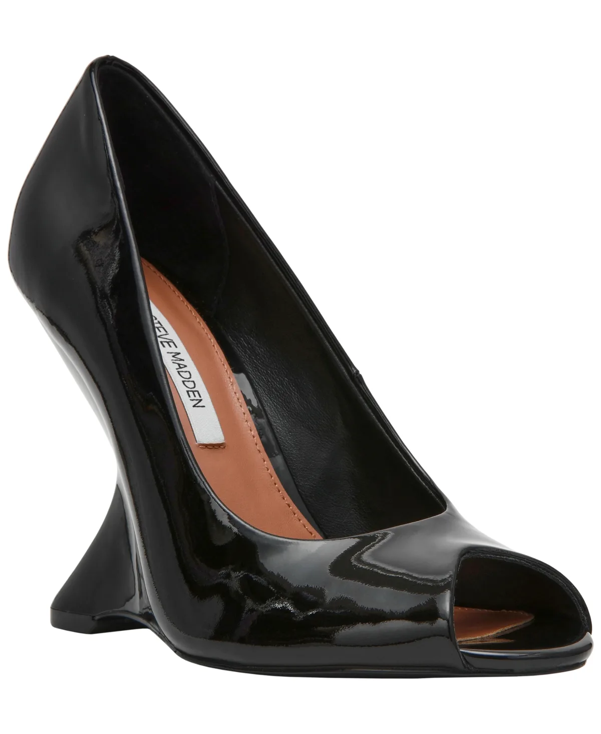 Palmetto High Peep Sculpted Wedge Pumps by Steve Madden