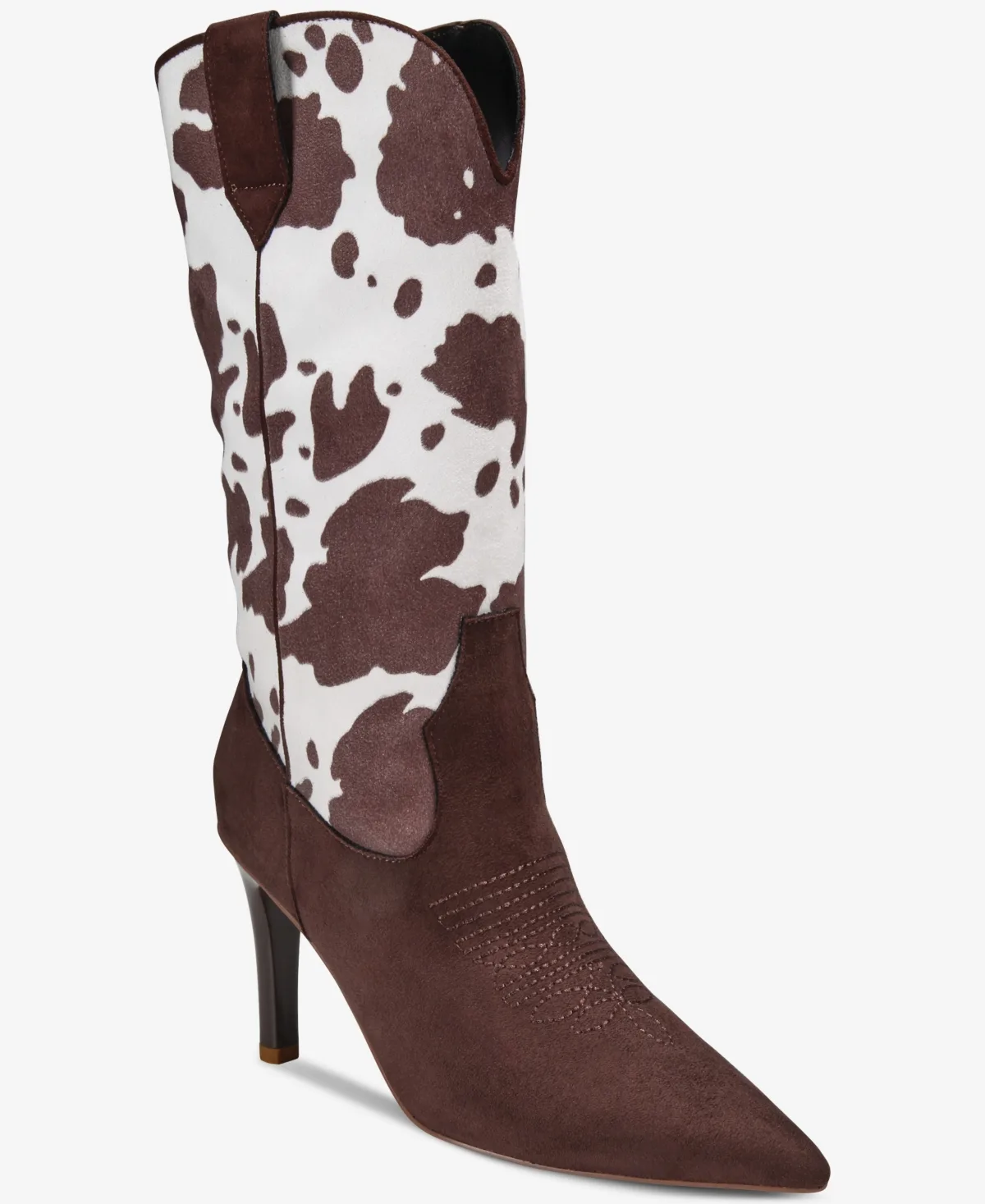 Serena Western Stiletto Dress Boots by Smash Shoes