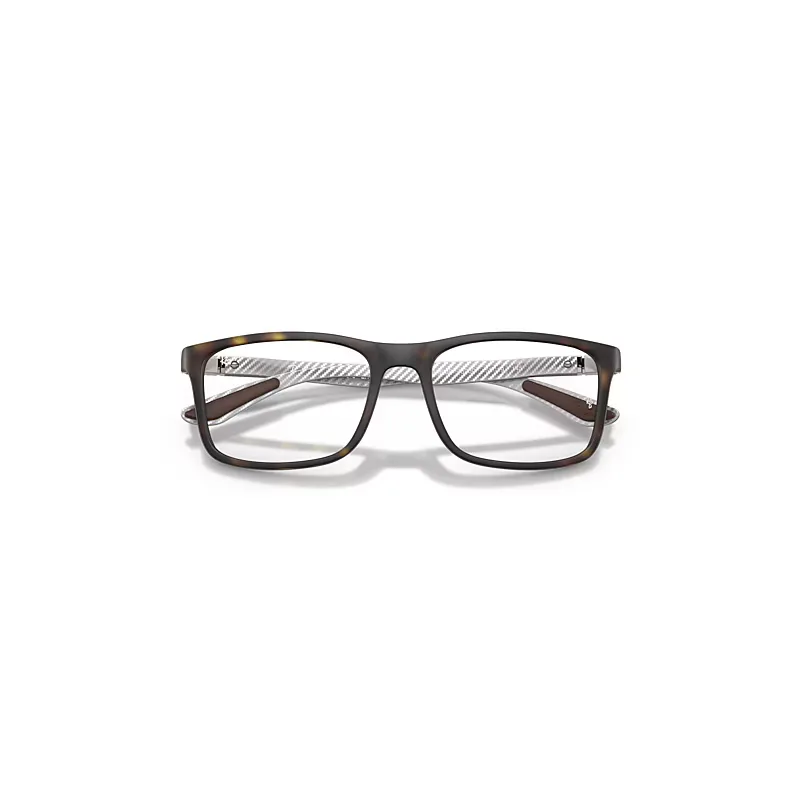 Rb8908 Optics Eyeglasses Matte Gunmetal Frame Clear Lenses Polarized by Ray-Ban