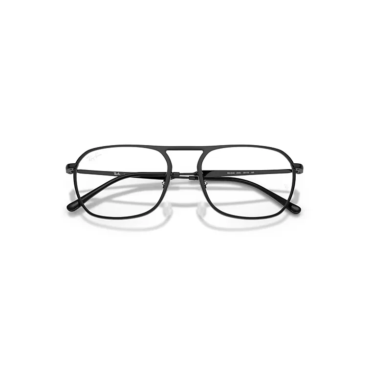 Rb6548 Optics Eyeglasses Black Frame Clear Lenses Polarized by Ray-Ban