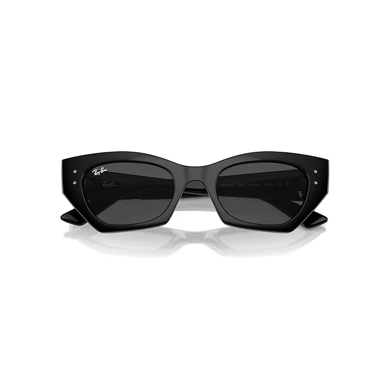 Zena Bio-Based Sunglasses Black Frame Grey Lenses by Ray-Ban