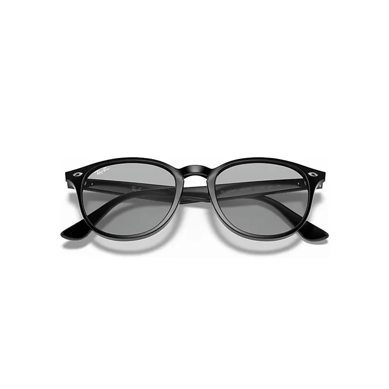 Rb4259 Sunglasses Shiny Black Frame Grey Lenses by Ray-Ban