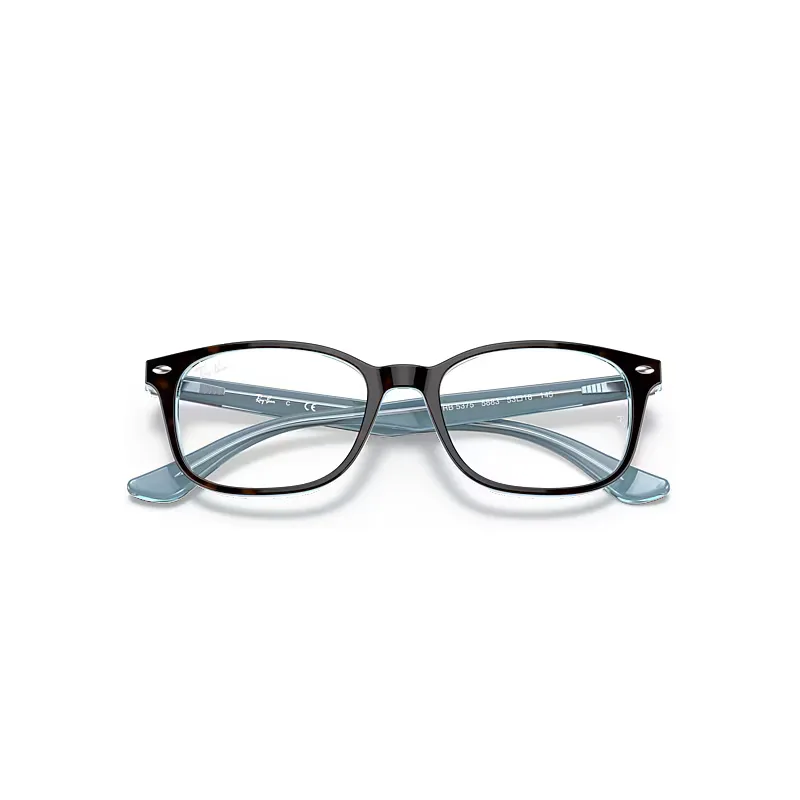 Rb5375 Optics Eyeglasses Tortoise Frame Clear Lenses Polarized by Ray-Ban
