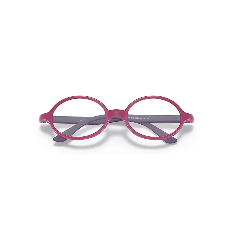 Rb1545 Optics Eyeglasses Fuchsia Frame Clear Lenses Polarized by Ray-Ban