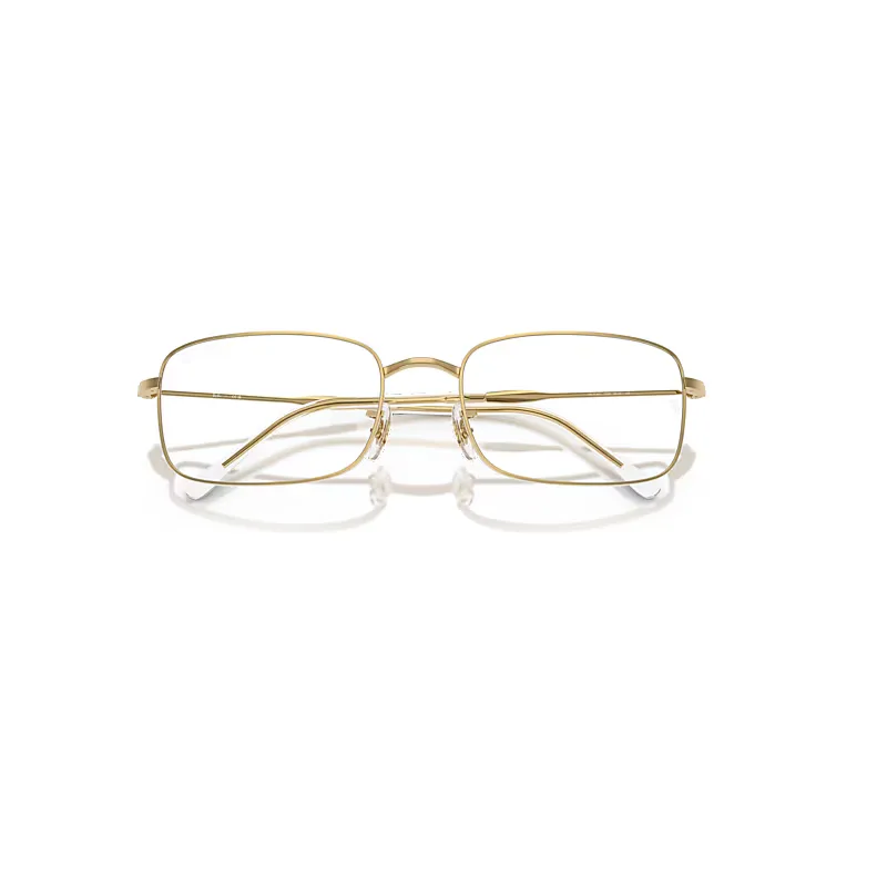 Rb3746v Optics Eyeglasses Arista Gold Frame Clear Lenses Polarized