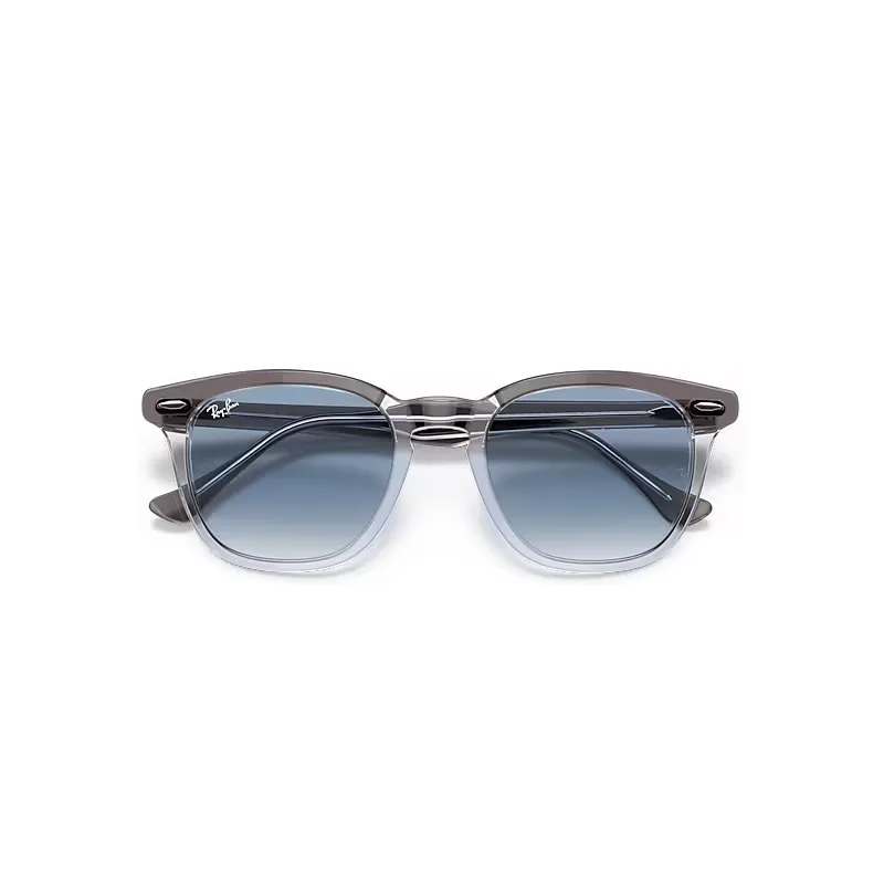 Hawkeye Sunglasses Grey Frame Blue Lenses by Ray-Ban
