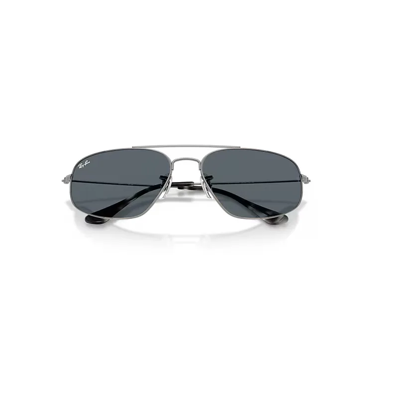 Rb3780 Sunglasses Gunmetal Frame Blue Lenses by Ray-Ban