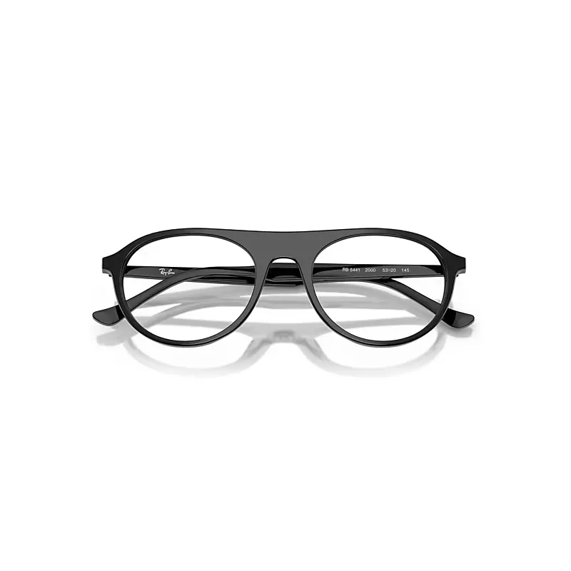 Rb5441 Optics Eyeglasses Black Frame Clear Lenses Polarized by Ray-Ban