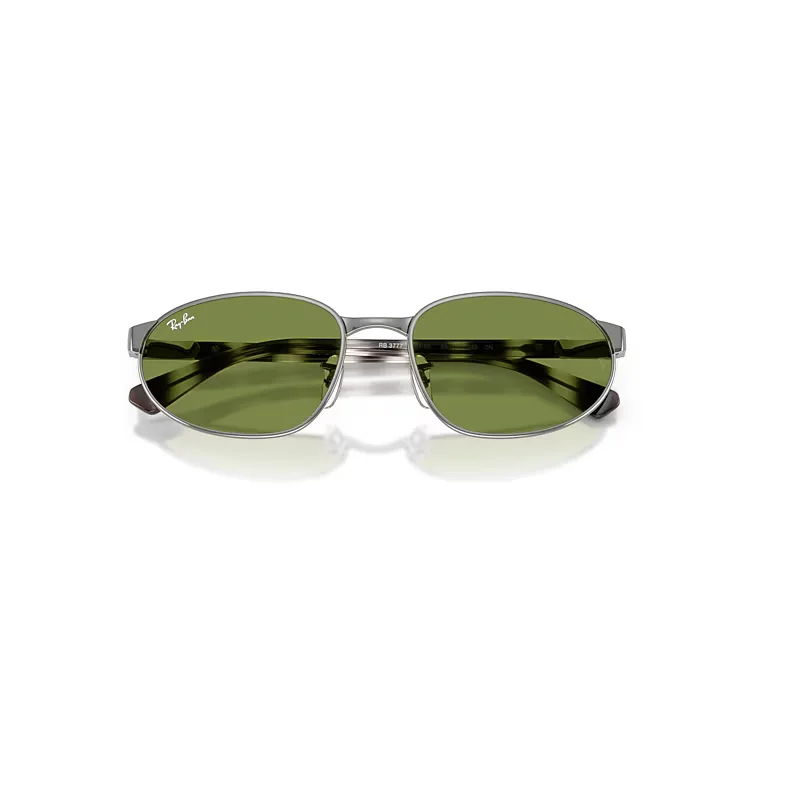 Rb3777 Sunglasses Havana Grey Frame Green Lenses