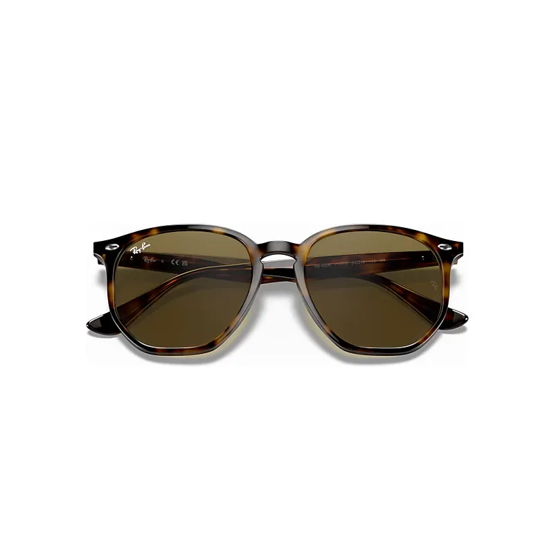 Rb4306 Sunglasses Light Havana Frame Brown Lenses by Ray-Ban