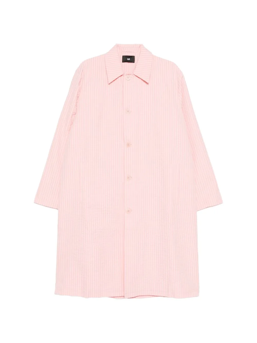 Striped Seersucker Coat by LII