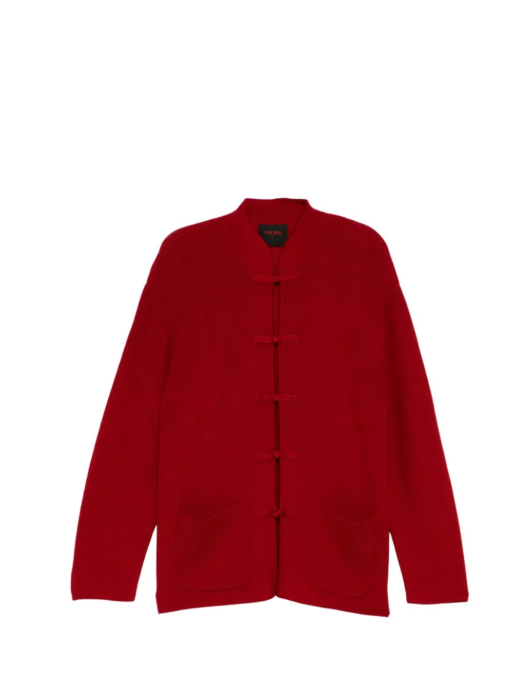 TEAM WANG Design x JDB Mandarin-Collar Cardigan by TEAM WANG design